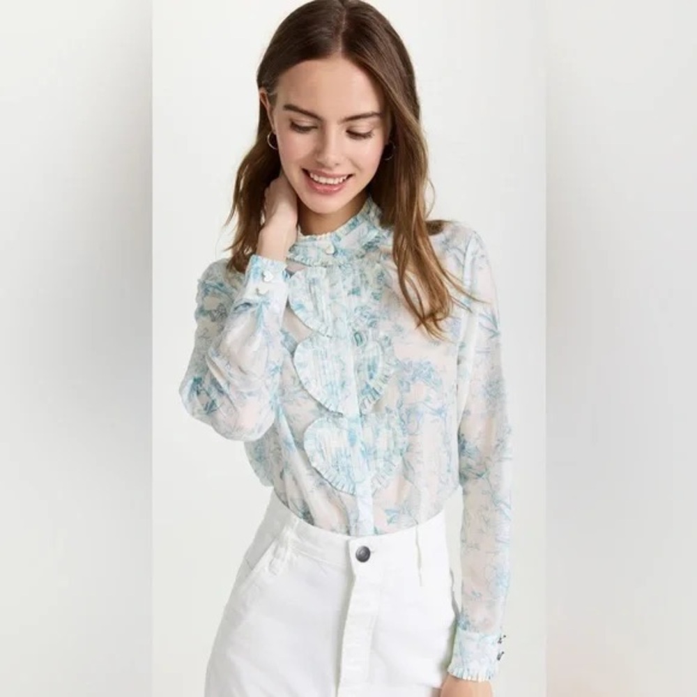 Alice + Olivia small blouse NWT